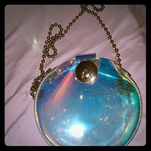 Holographic crossbody bag